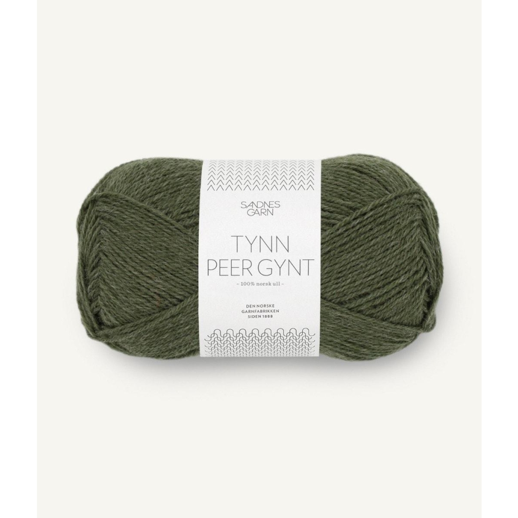 9572 Tynn Peer Gynt Mørk Grønnmelert