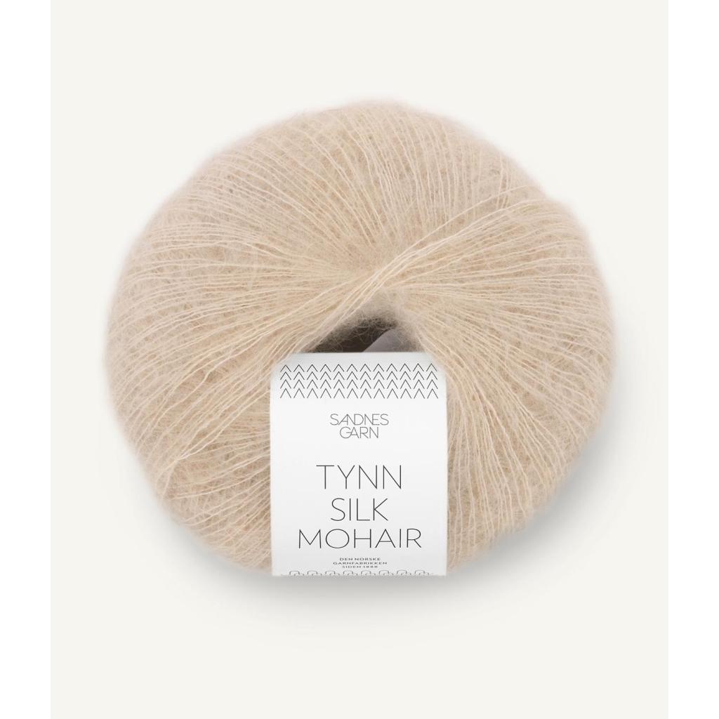 2650 Tynn Silk Mohair beigemelert