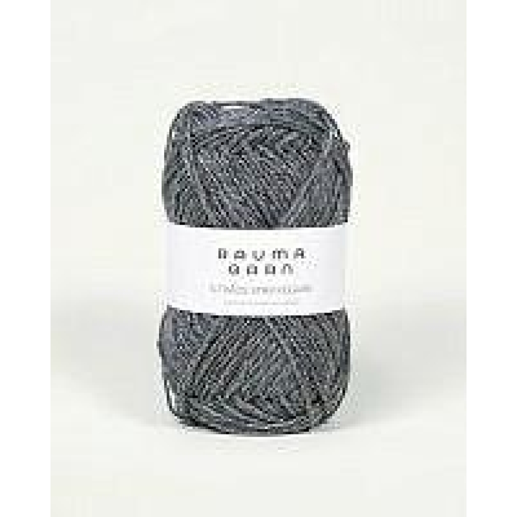 3-TR. STRIKKEGARN Mørk grå melert - 105