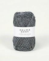 3-TR. STRIKKEGARN Mørk grå melert - 105