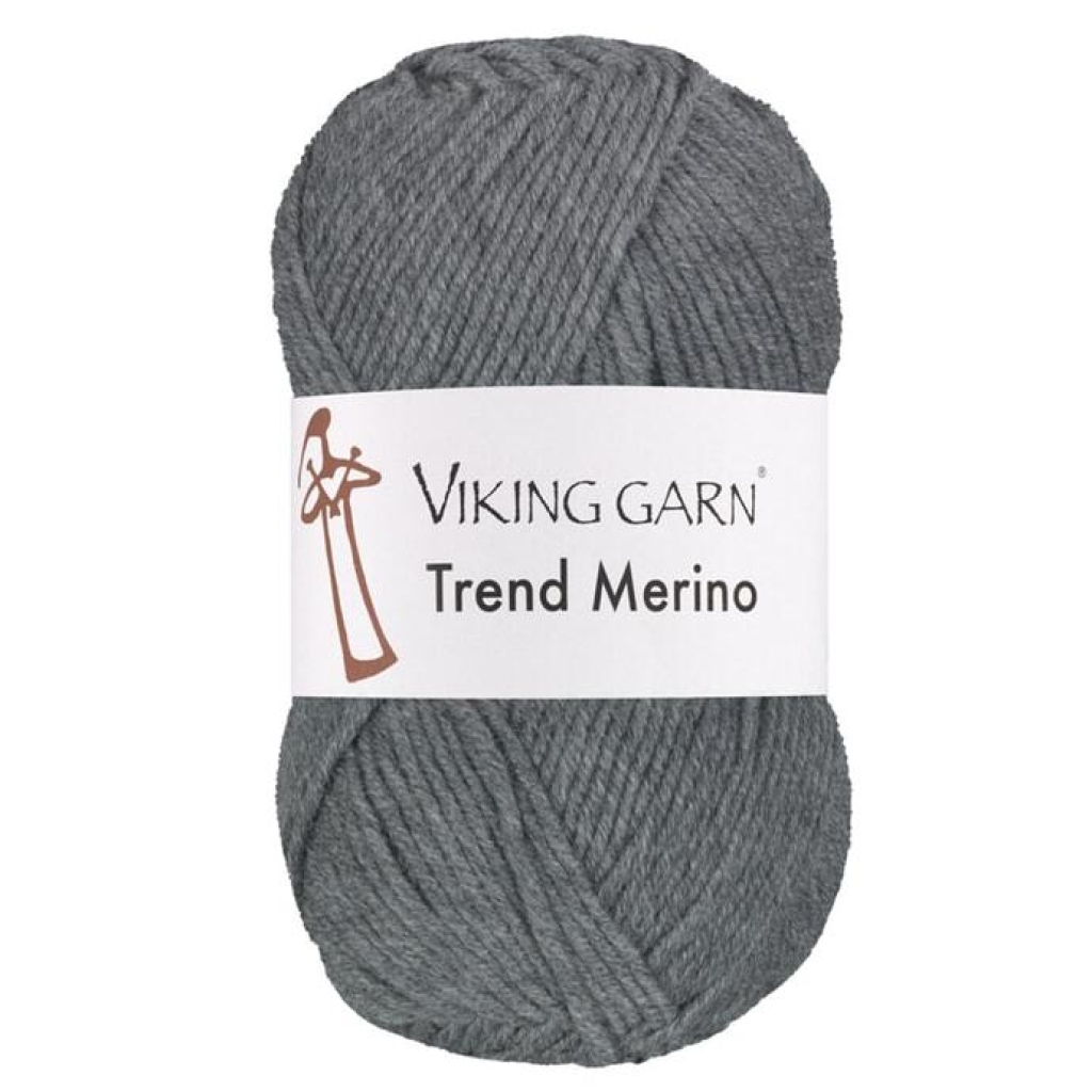 TREND MERINO Mørk gråmelert - 415