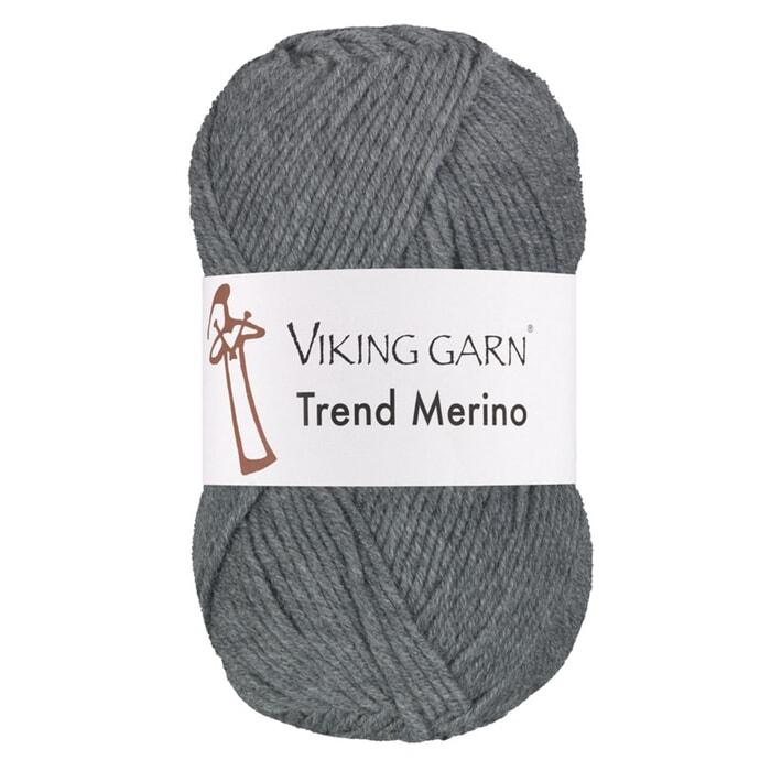 TREND MERINO Mørk gråmelert - 415