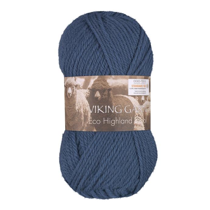 ECO HIGHLAND WOOL Lys jeansblå - 222