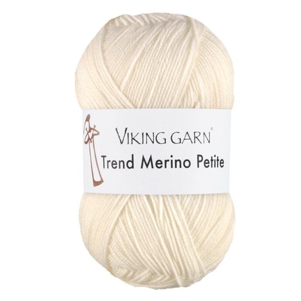 TREND MERINO PETITE Naturhvit 302