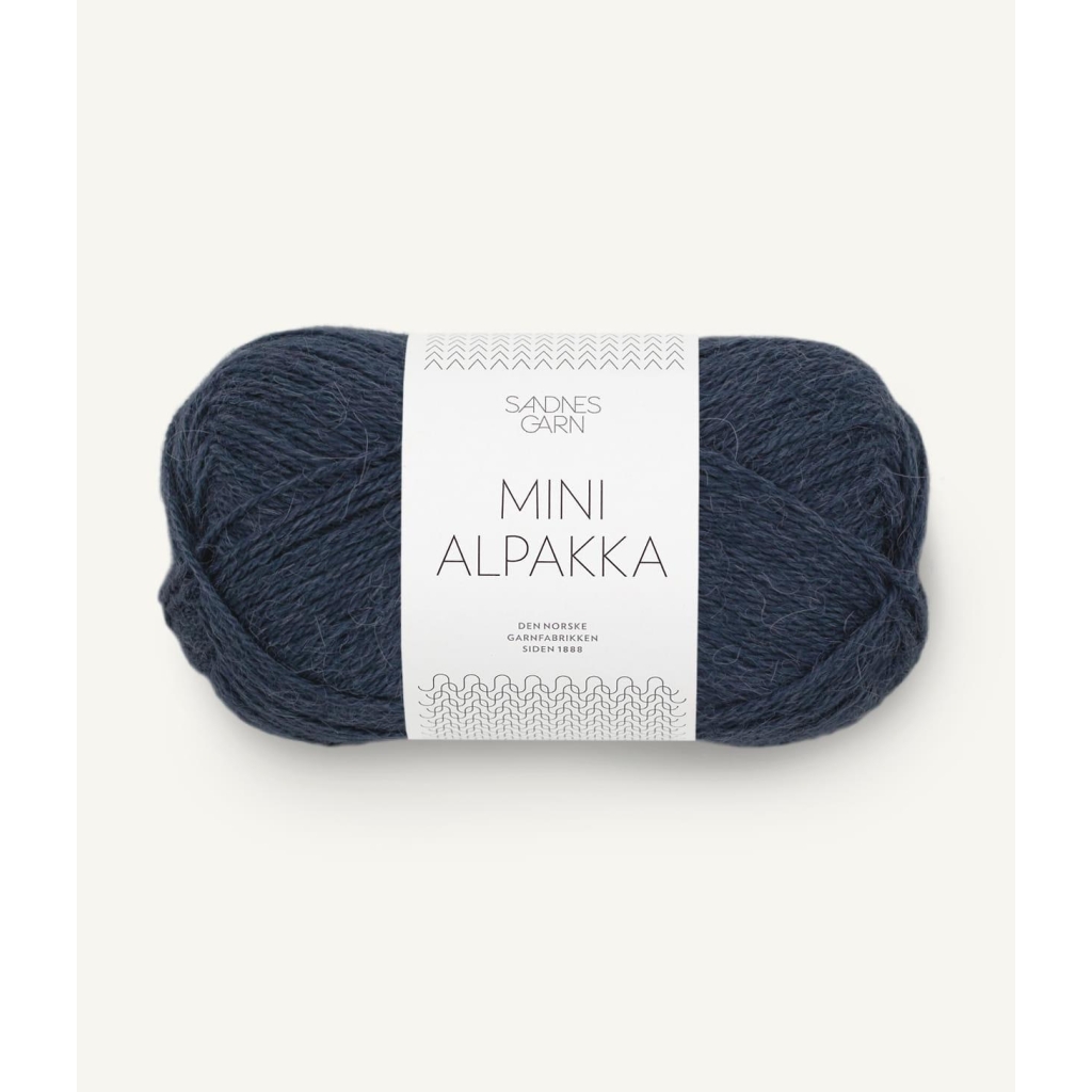 6081 Mini Alpakka Dypblå