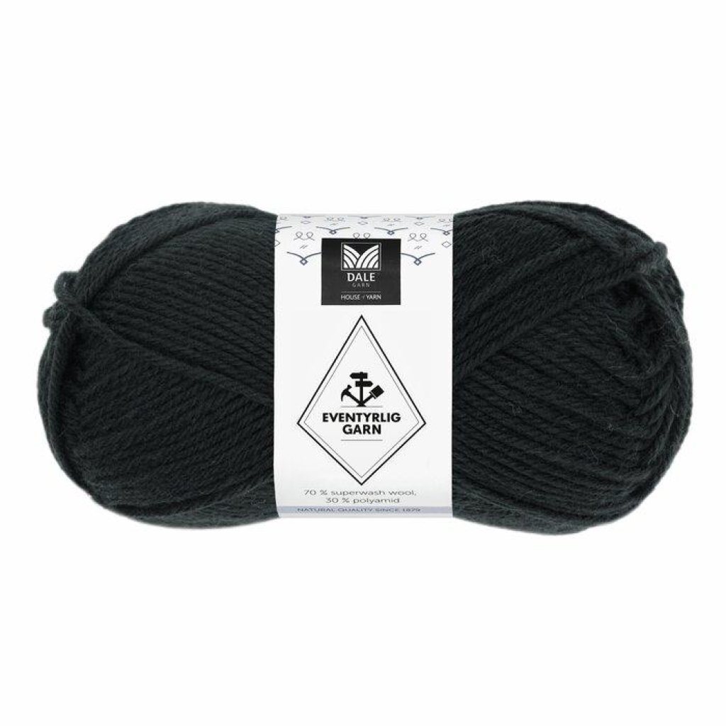 Eventyrlig garn - Svart