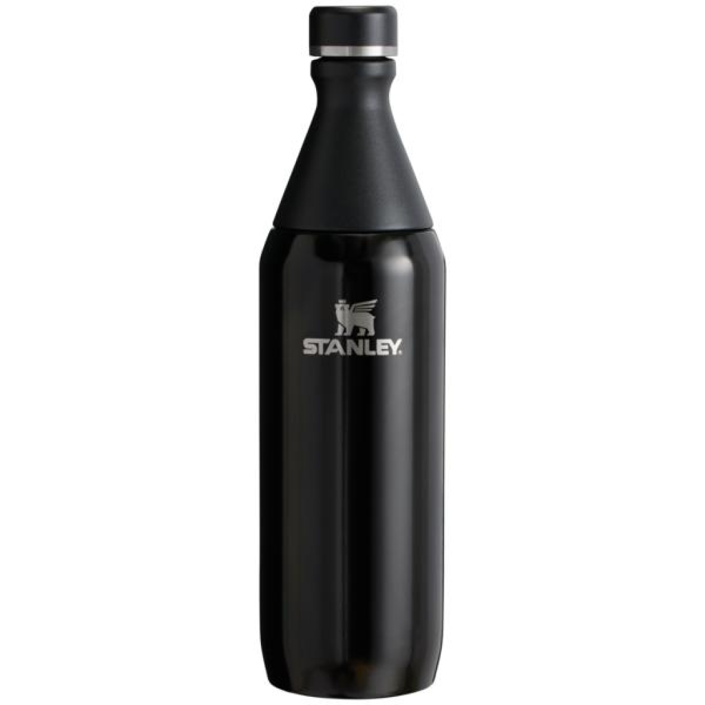 Drikkeflaske All day Slim Bottle black 0,6 L