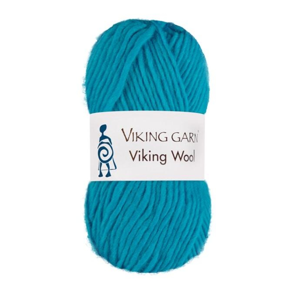 VIKING WOOL Mørk turkis - 528