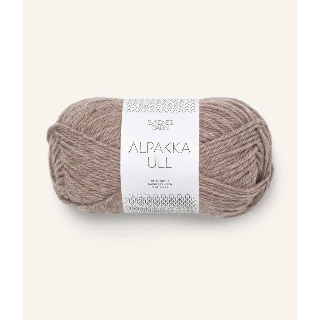 2650 Alpakka Ull Beigemelert