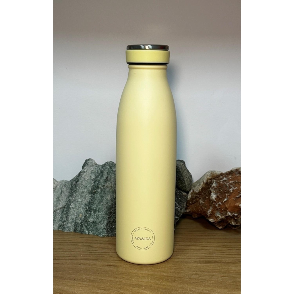 AYA & IDA drikkeflaske 500ML Butter yellow