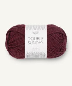 4372 Double Sunday Dyp Burgunder 3x2/28