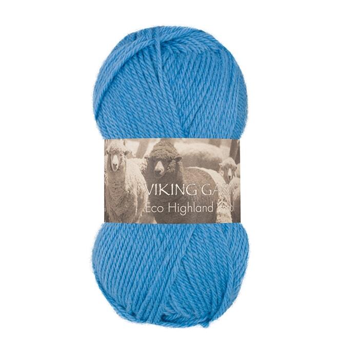ECO HIGHLAND WOOL Mellomblå - 223