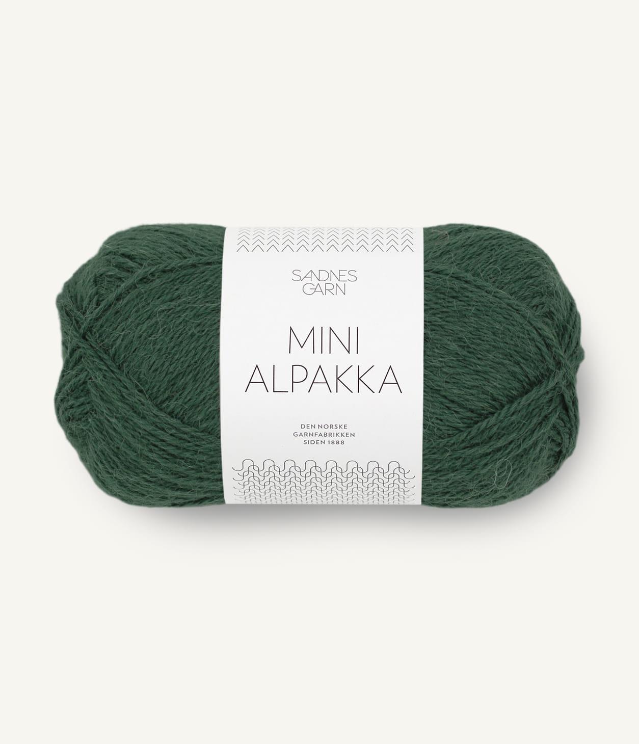 8581 Mini Alpakka Dyp skoggrønn