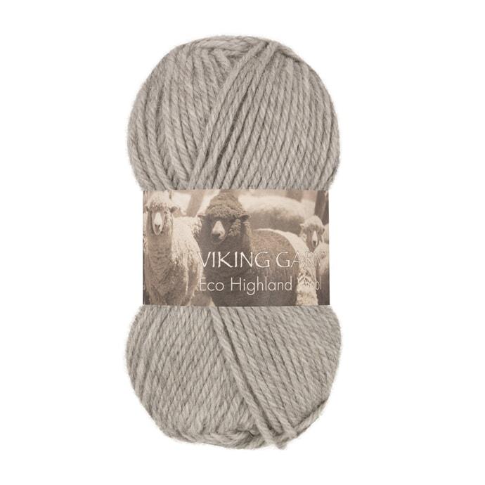ECO HIGHLAND WOOL Lys grå - 213