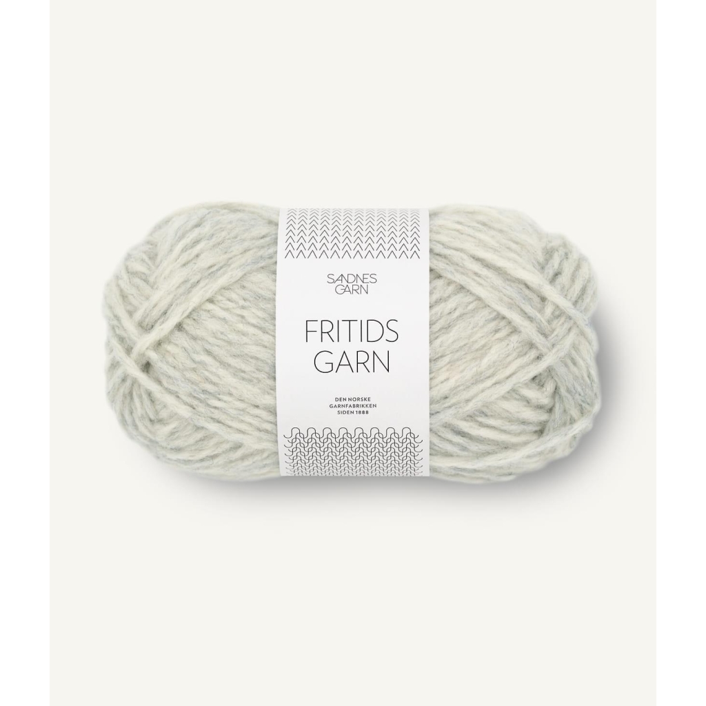 1021 Fritidsgarn Lys Gråmelert