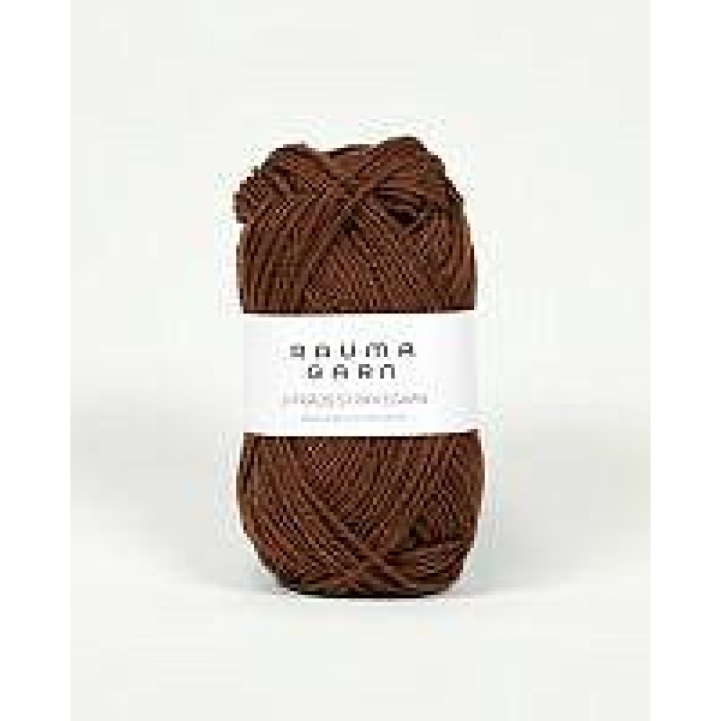 3-TR. STRIKKEGARN Rødbrun - 199