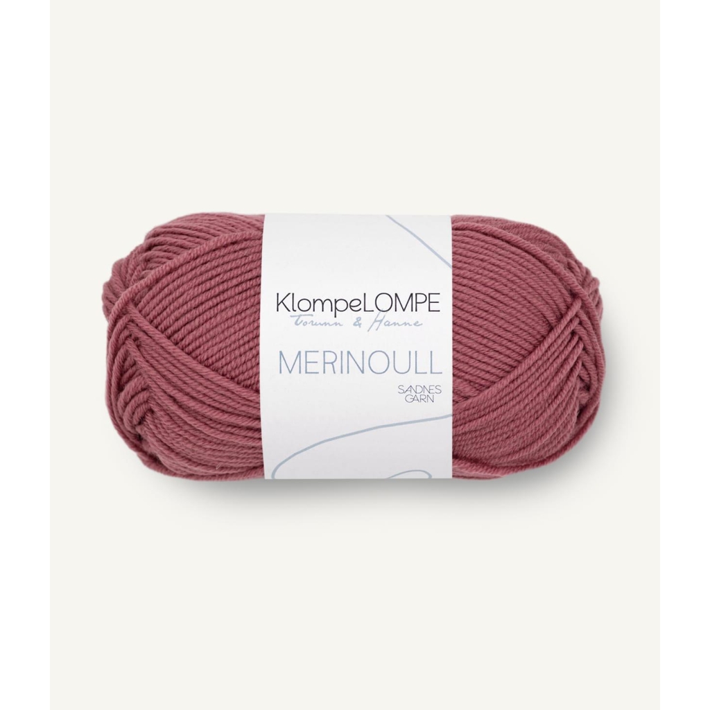 4344 KL Merinoull Mørk Pudderrosa