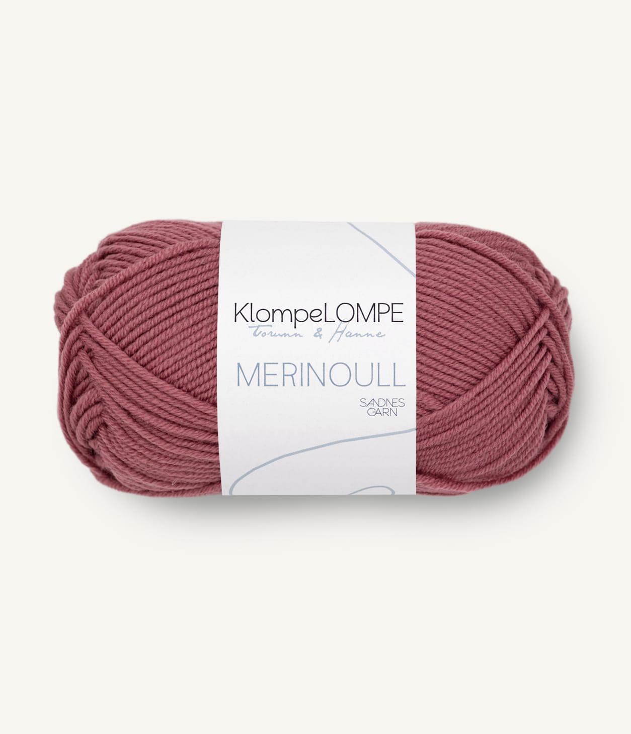 4344 KL Merinoull Mørk Pudderrosa