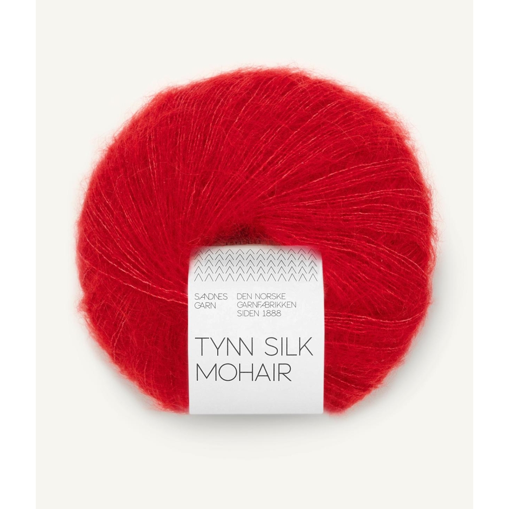 4219 Tynn Silk Mohair True red