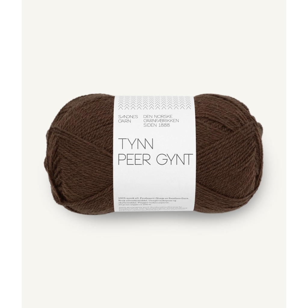 3082 Tynn Peer Gynt Mørk brun Nm 12,3/3