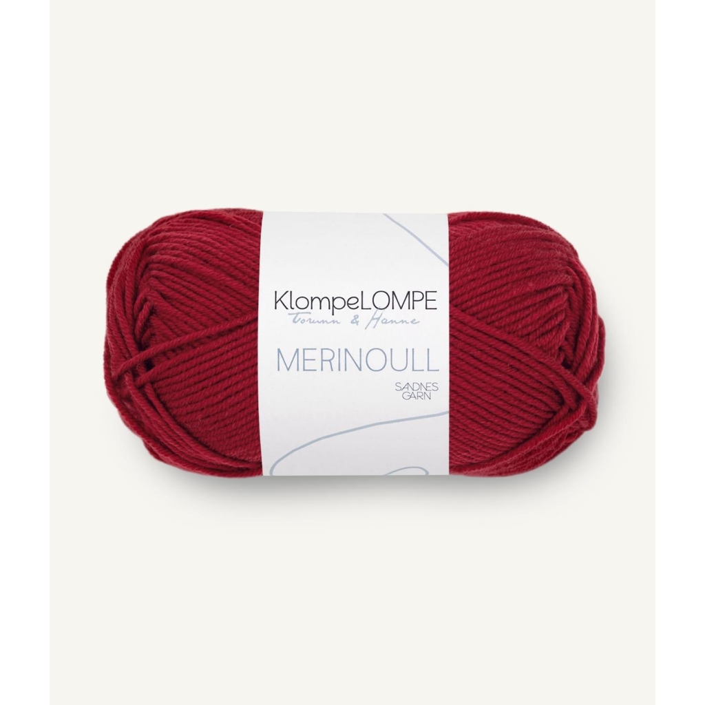 4236 KL Merinoull Dyp Julerød