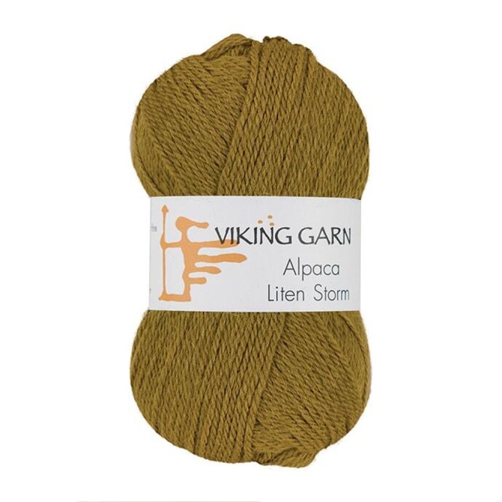 ALPACA LITEN STORM Gulgrønn - 735