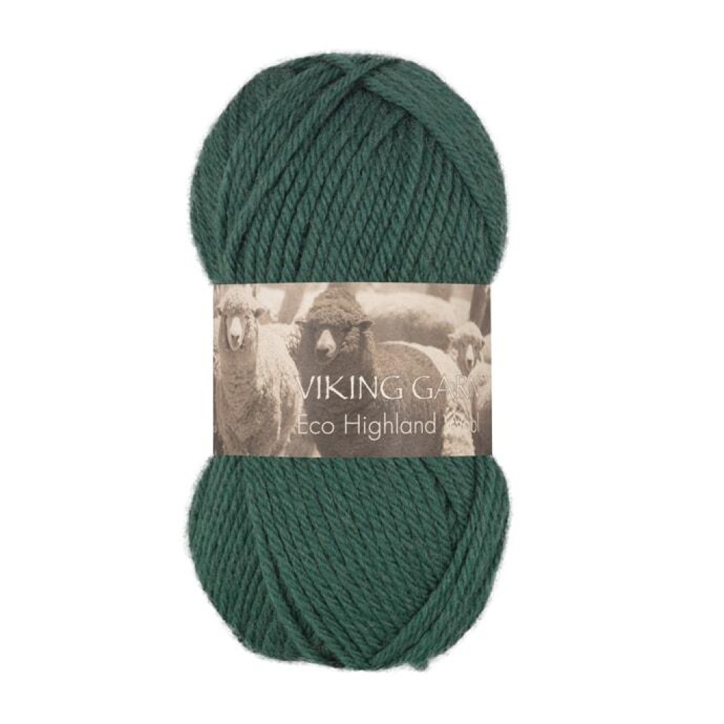 ECO HIGHLAND WOOL Mørk grønn - 233