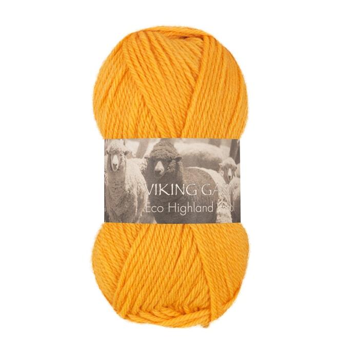 ECO HIGHLAND WOOL Gul - 245