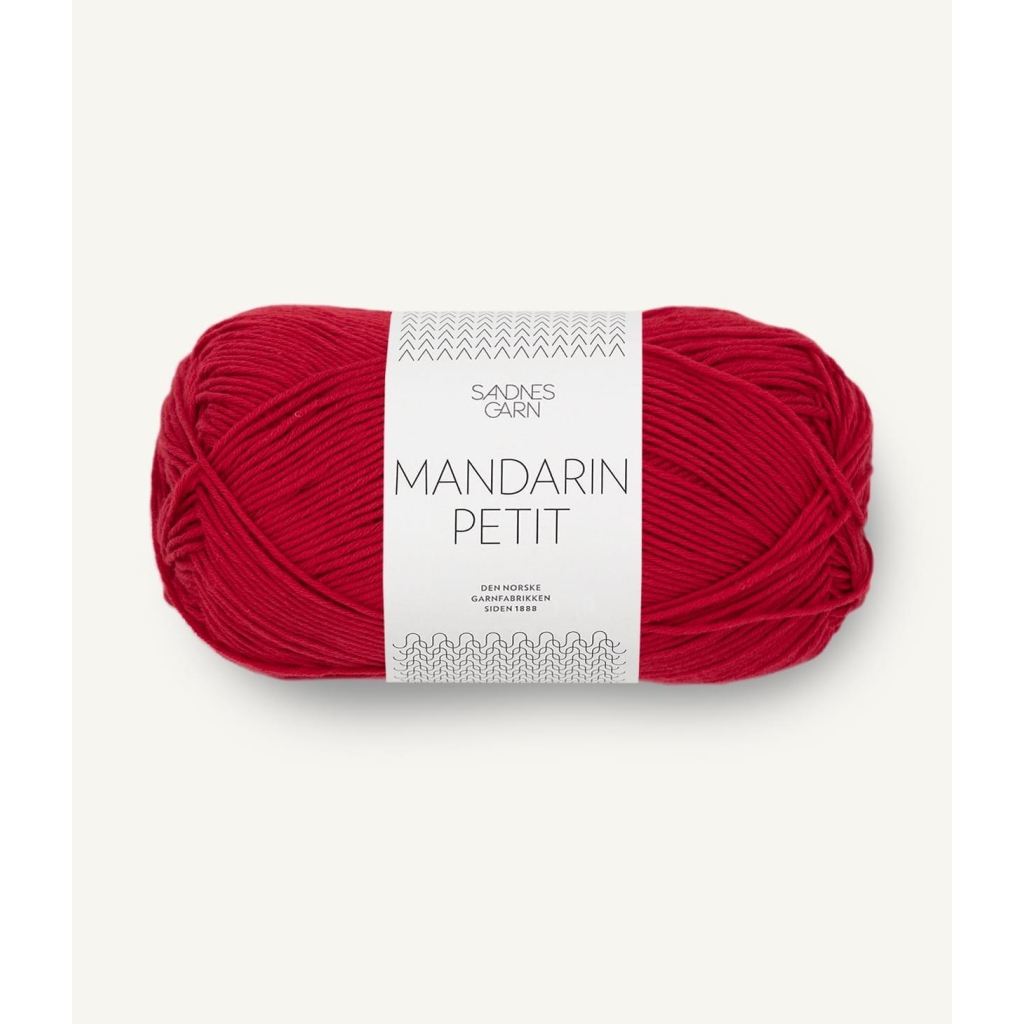 4418 Mandarin Petit Mørk Rød