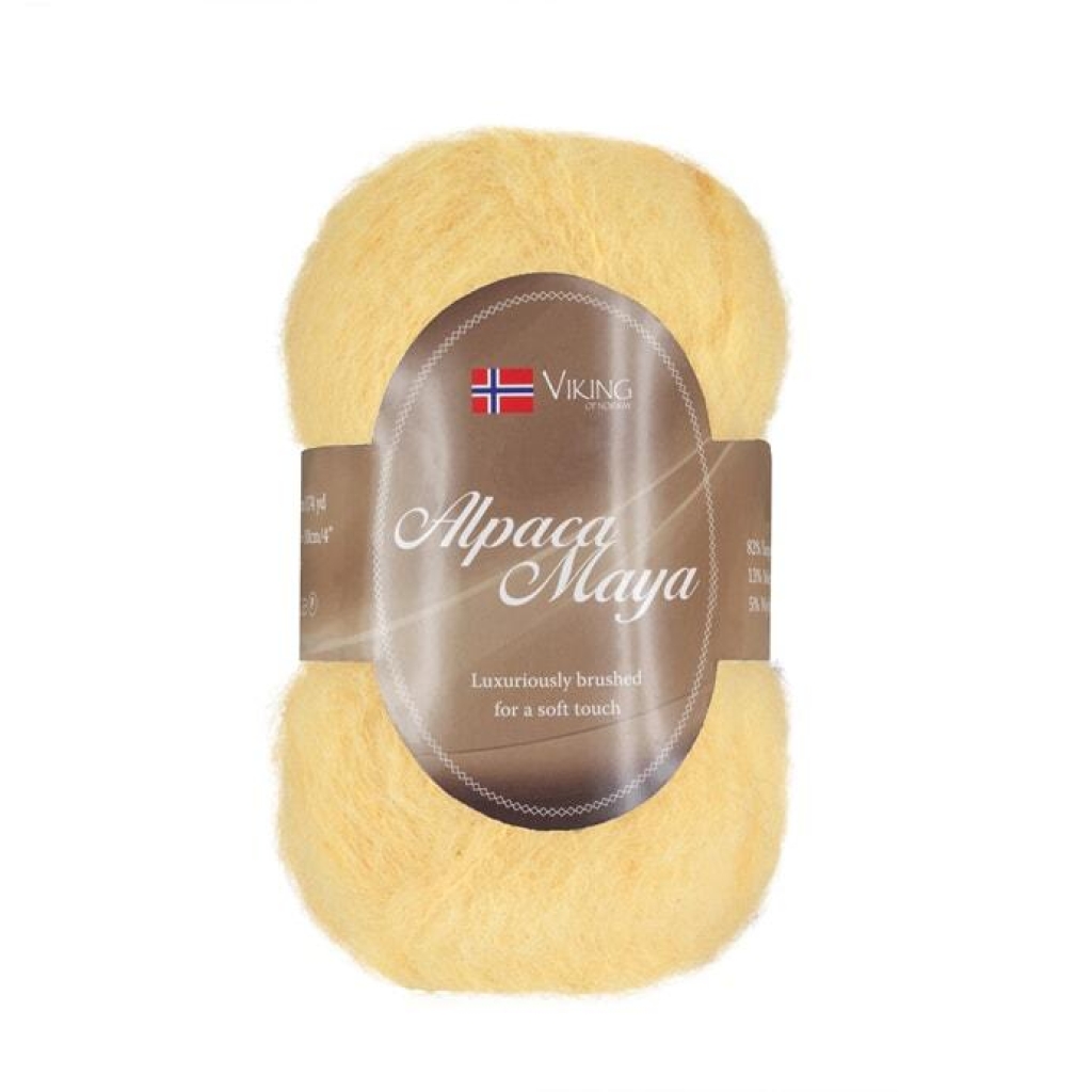 ALPACA MAYA Lys gul - 744