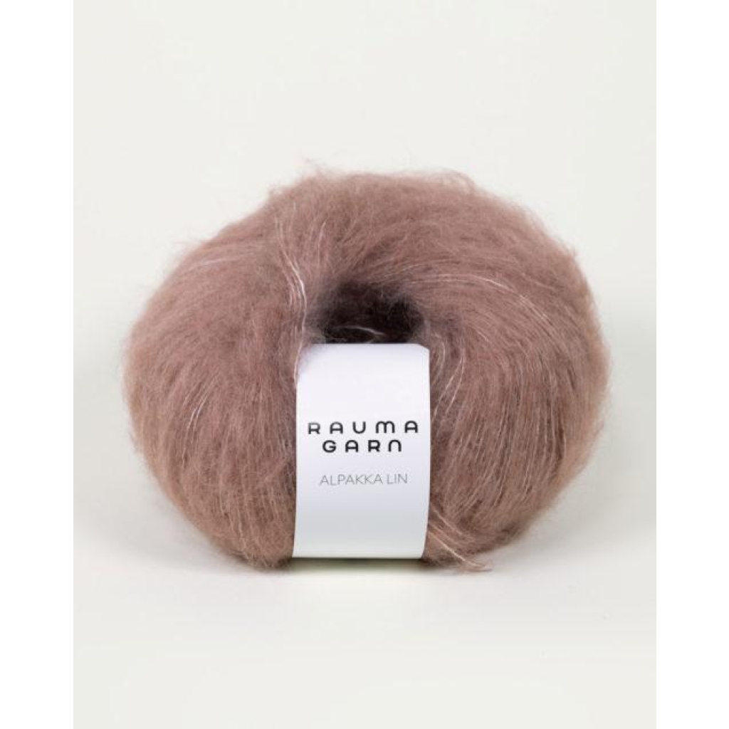 Rauma alpakka lin Gammelrosa 1386
