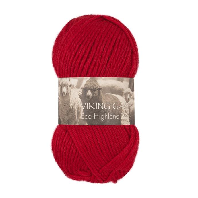ECO HIGHLAND WOOL Rød - 250