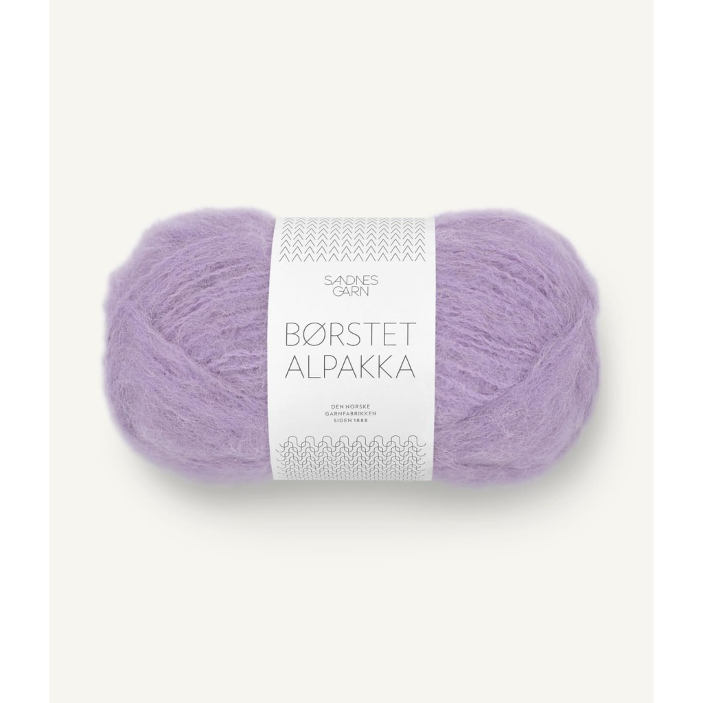 5043 Børstet Alpakka Lilla