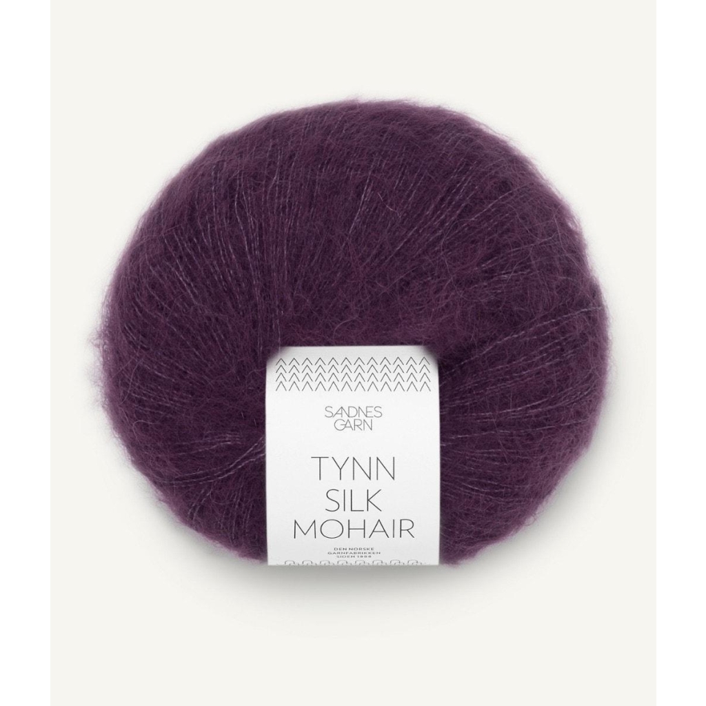 4672 Tynn Silk Mohair Bjørnebærsaft