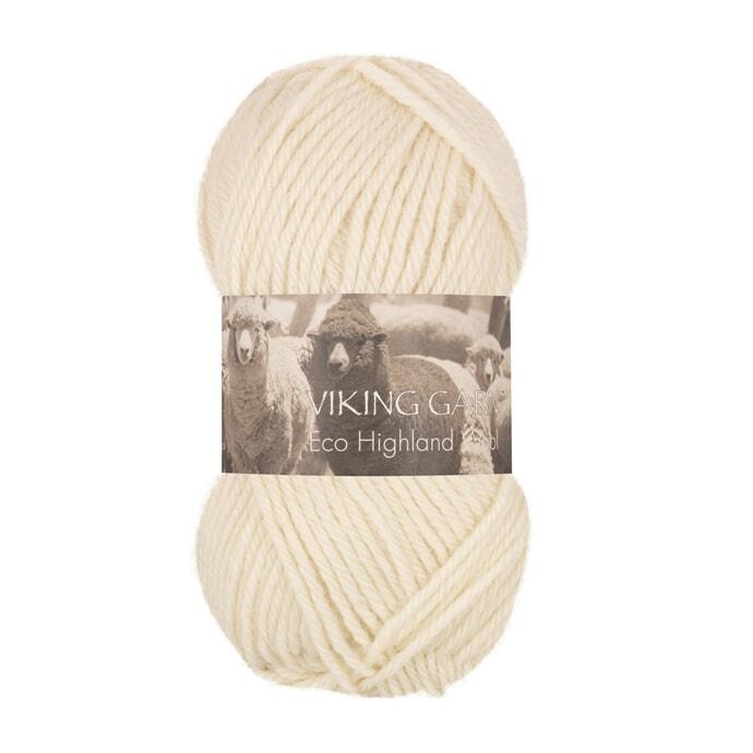 ECO HIGHLAND WOOL Naturhvit - 202