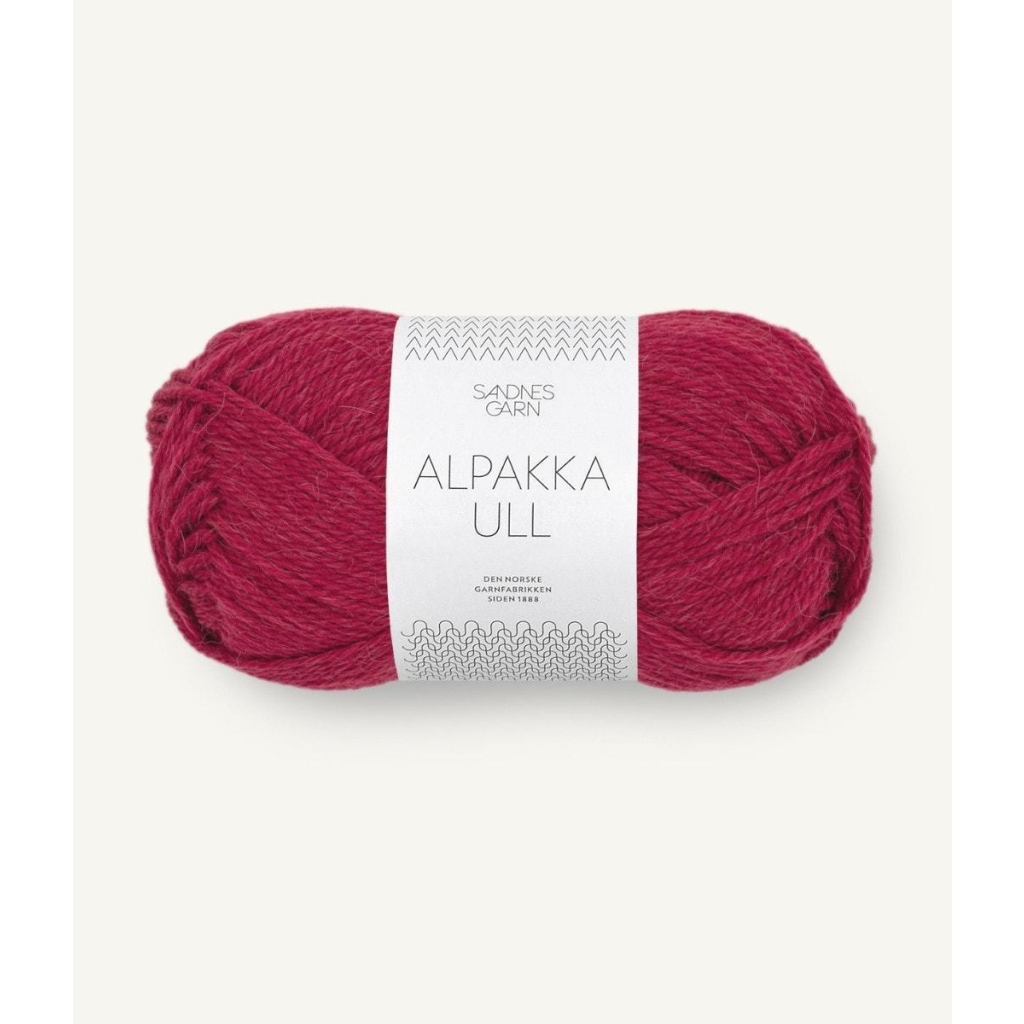 4255 Alpakka Ull Rumba Red Nm 8,0/4