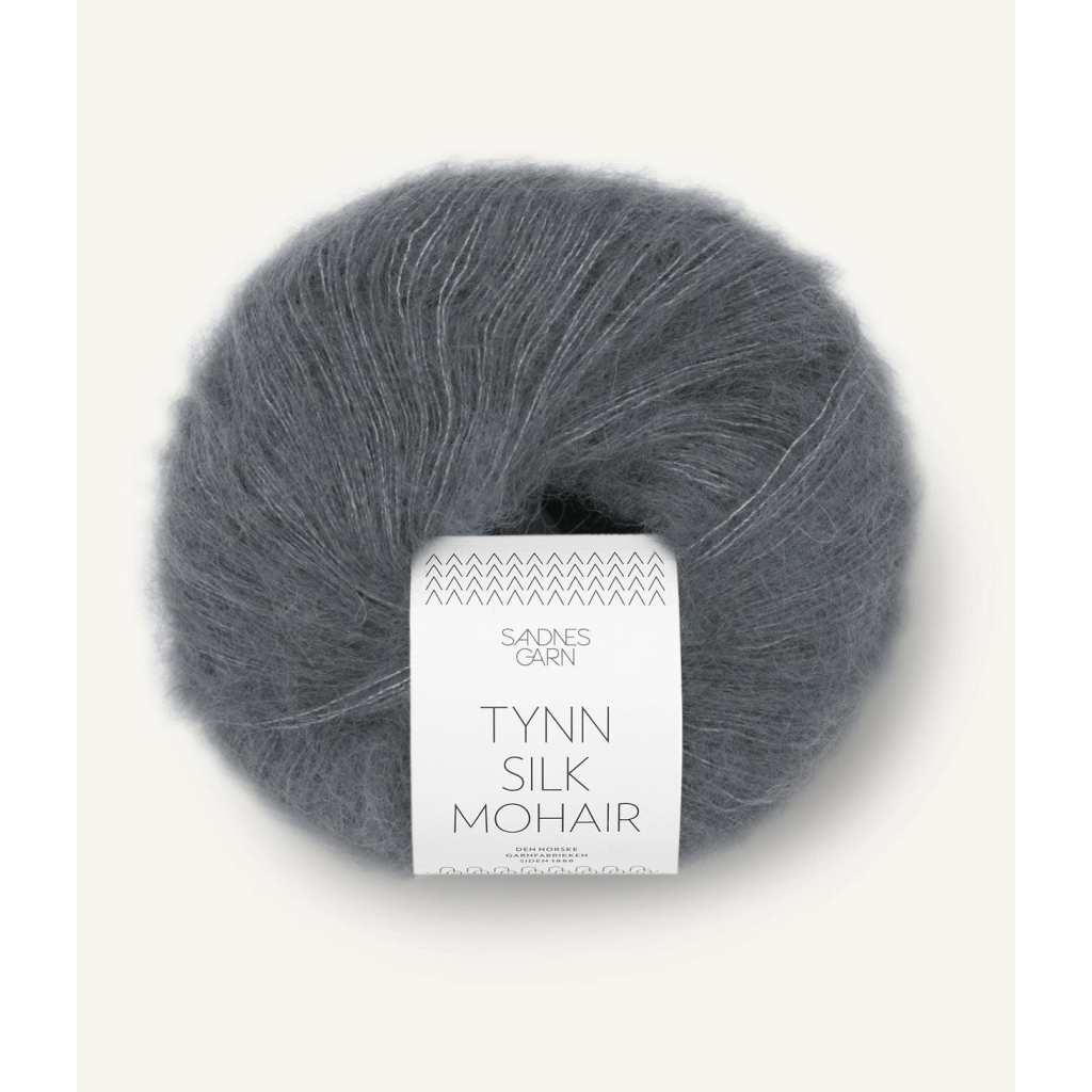 Tynn Silk Mohair Stålgrå 6707