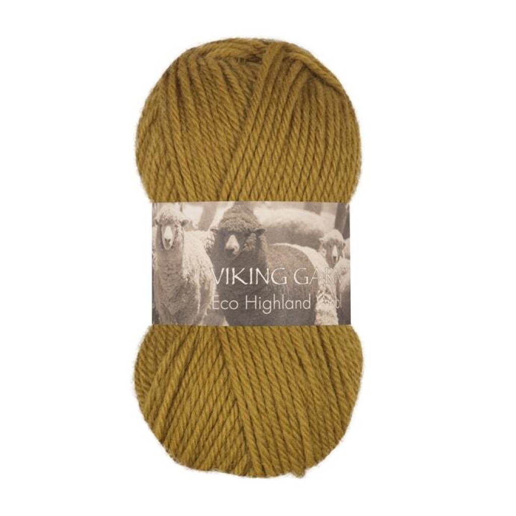 ECO HIGHLAND WOOL Gulgrønn - 236