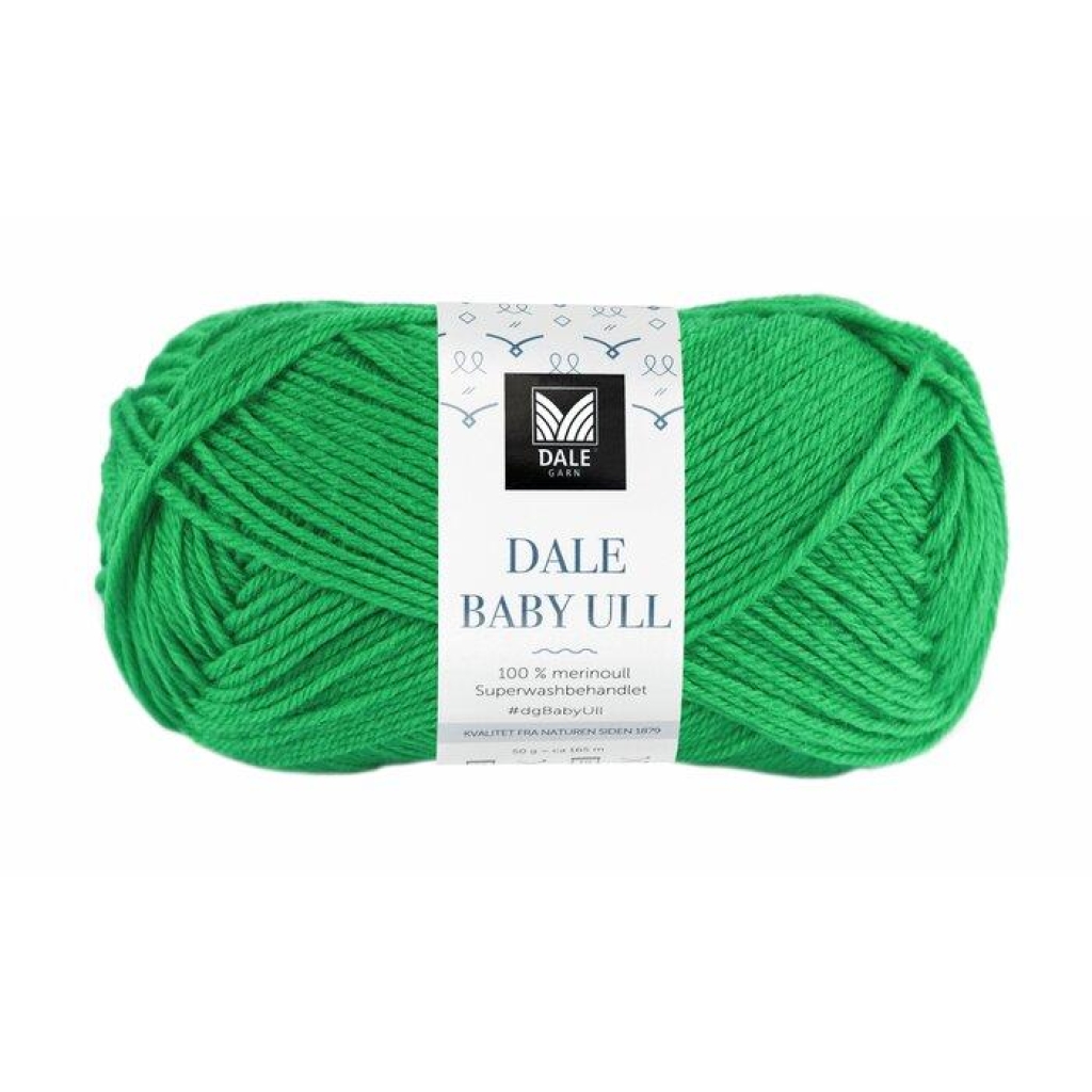 Baby Ull - Skarp grønn