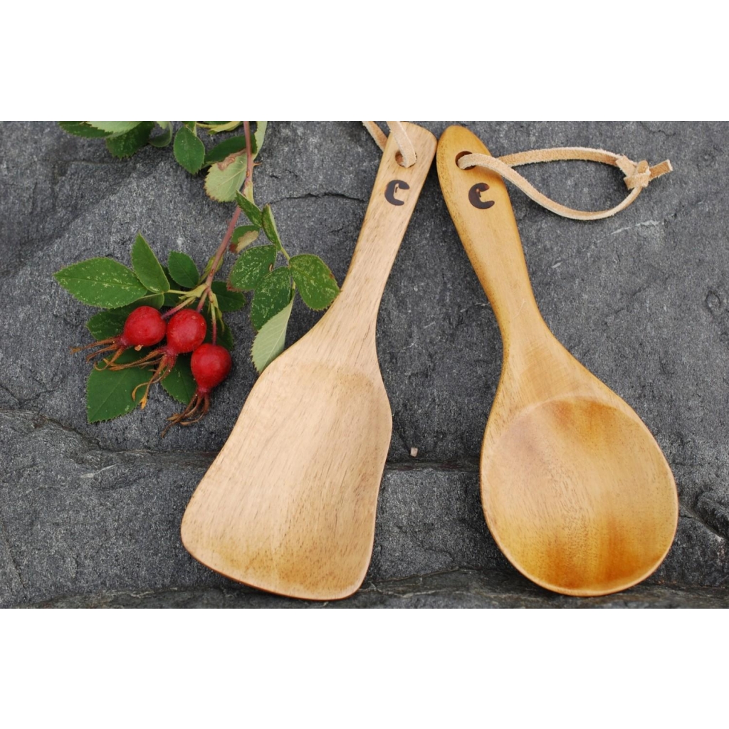 Trebestikk set sleiv-ose for tur