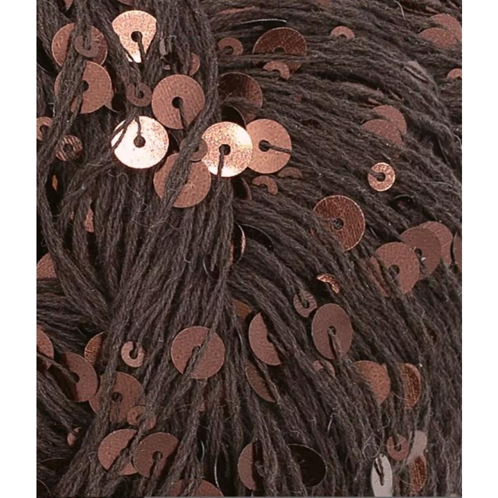 3086 Paljett Espresso sparkle