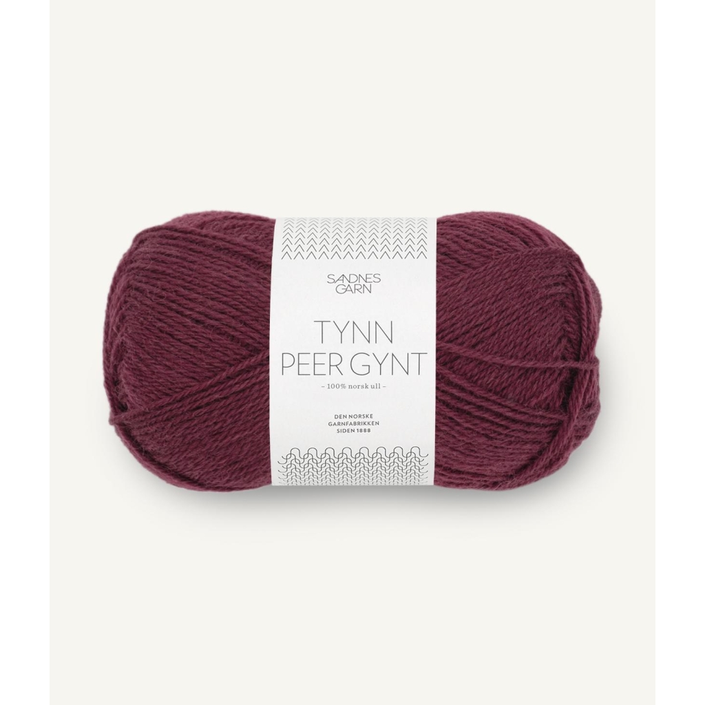 4372 Tynn Peer Gynt Dyp Burgunder Nm 12,3/3