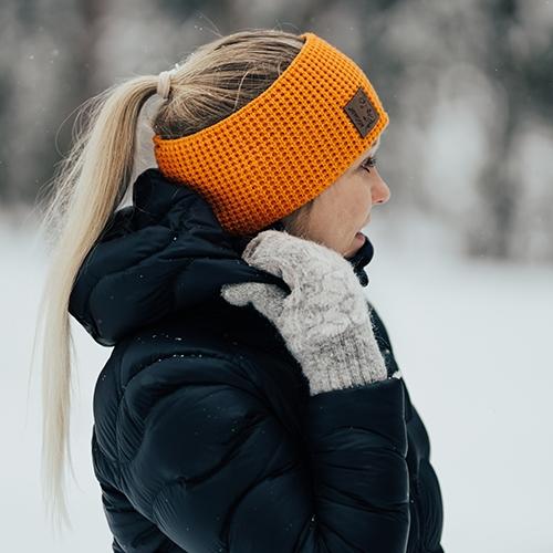 Headband Knit Orange-Moomin