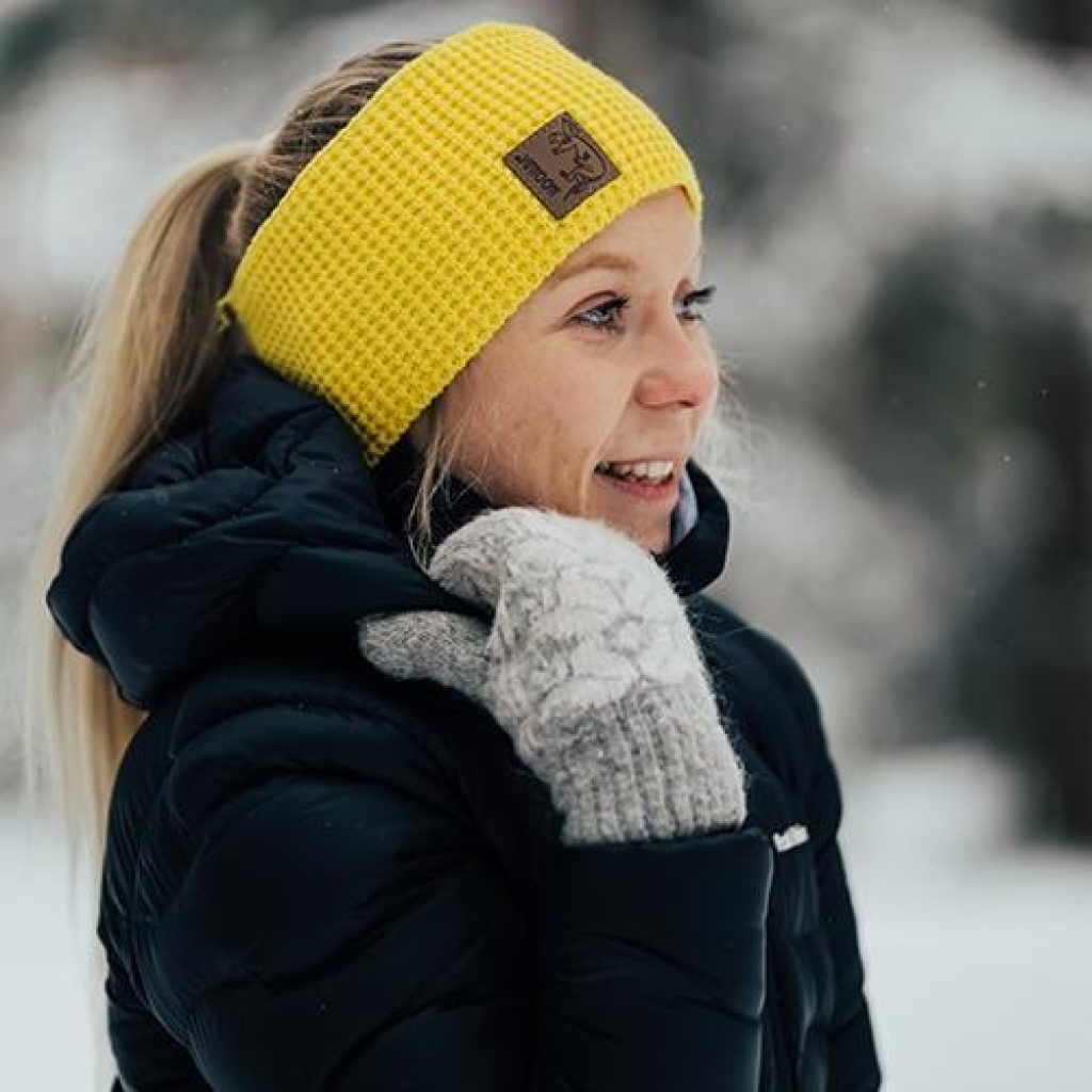 Headband Knit Yellow-Sniff