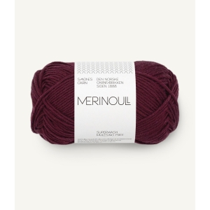 4372 Merinoull Dyp burgunder Nm 25/2x6