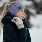 Headband Knit Purple-Stinky