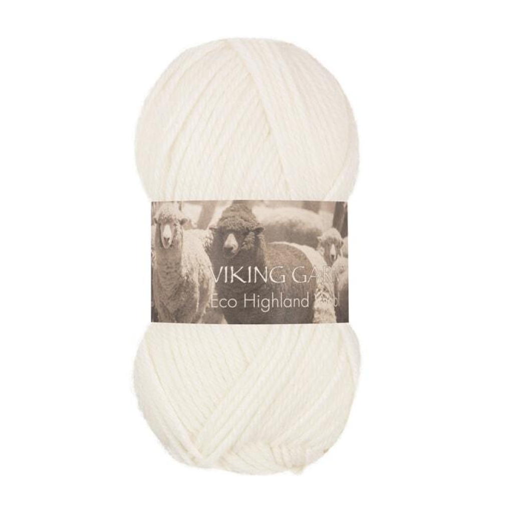 ECO HIGHLAND WOOL Hvit - 200