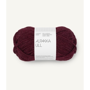 4372 Alpakka Ull Dyp burgunder Nm 8,0/4