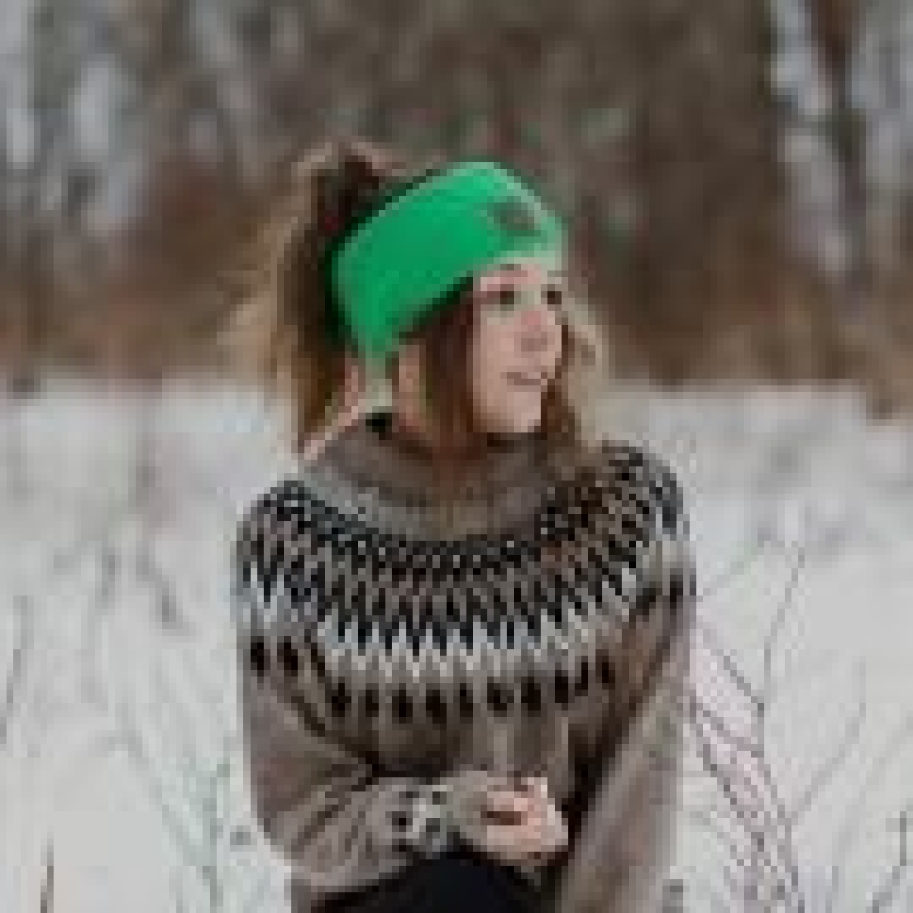 Headband Knit Green-MoominPappa