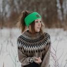 Headband Knit Green-MoominPappa
